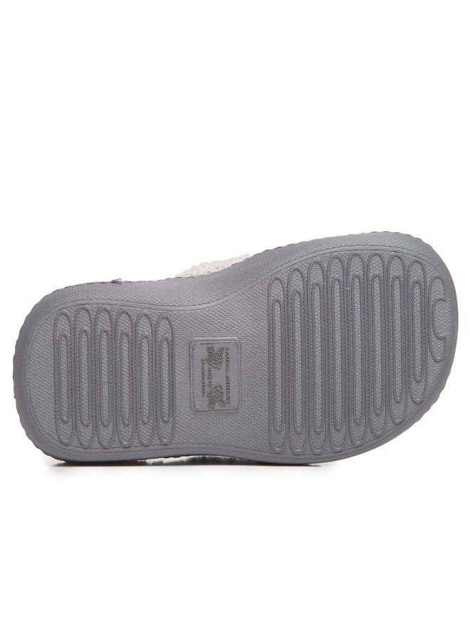 Laura Ashley Women's Spa Slip-On Rugged Scuff Slipper, Non-Slip House Slippers with Cushioned Insole for Ladies, Clay, Medium - Image 3